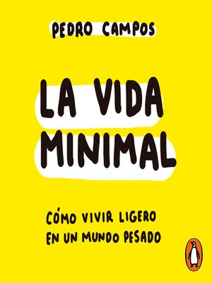 cover image of La vida minimal